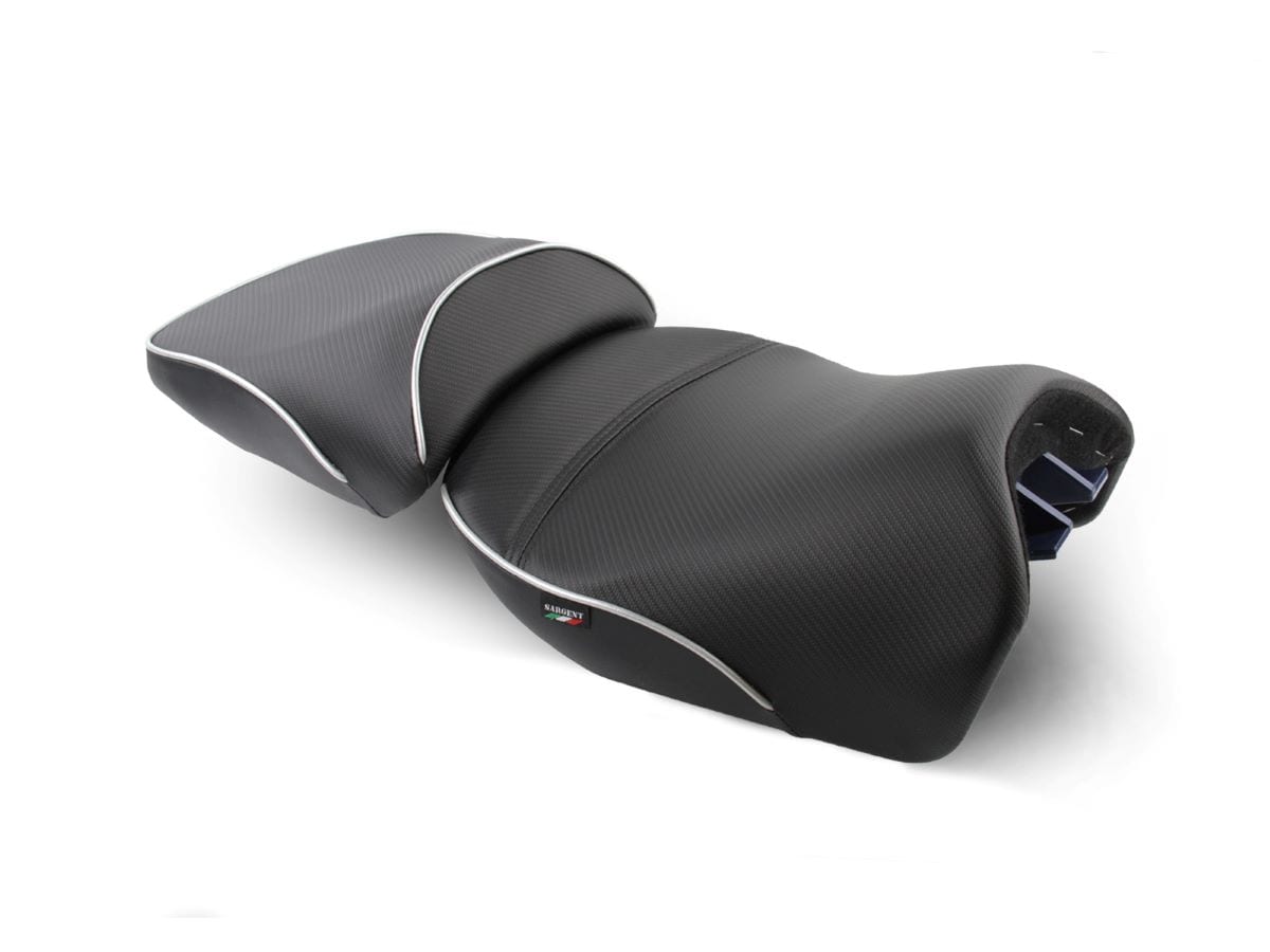 Ducati Multistrada V4 World Sport Seat with Silver Welt.